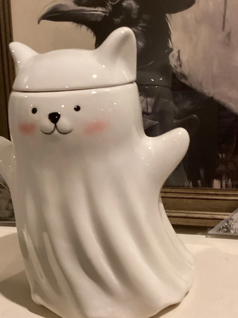 10 Strawberry Street Car Ghost Cookie Jar